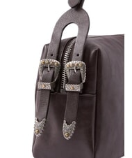 PINKO 24 CLASSIC Umh&auml;ngetasche Marasca braune Mischung. galvanisiert. - Damentaschen - 3