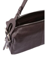 PINKO 24 CLASSIC Umh&auml;ngetasche Marasca braune Mischung. galvanisiert. - Damentaschen - 4