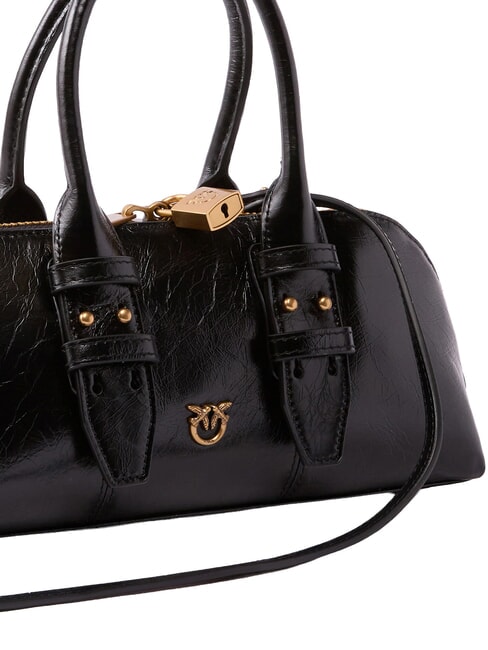 BOWLING Handtasche mit Schulterriemen schwarz-antikgold - Damentaschen