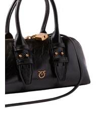 PINKO BOWLING Handtasche mit Schulterriemen schwarz-antikgold - Damentaschen - 3