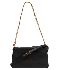 PINKO DOUBLE Schultertasche mit Schultergurt schwarz-antikgold - Damentaschen - 3