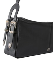 PINKO 24 CLASSIC Umh&auml;ngetasche schwarz-altsilber - Damentaschen - 4