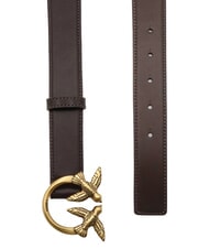 PINKO LOVE BERRY Lederg&uuml;rtel Marascabraun-Antikgold - G&uuml;rtel - 2
