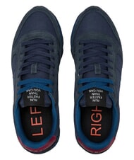 SUN68 TOM SOLID Turnschuhe Marineblau/Burgund - Herrenschuhe - 3
