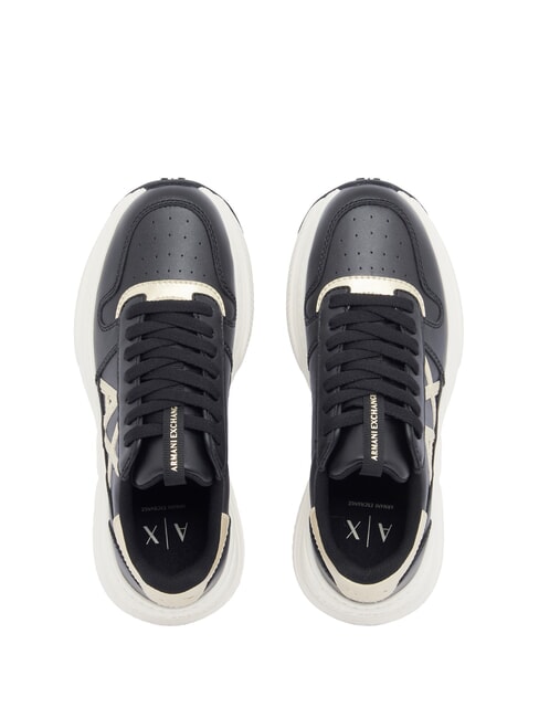 NIKY Turnschuhe Schwarz + Hellgold - Damenschuhe