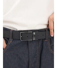 ARMANI EXCHANGE A|X Doppelseitiger Lederg&uuml;rtel schwarz/marineblau - G&uuml;rtel - 3