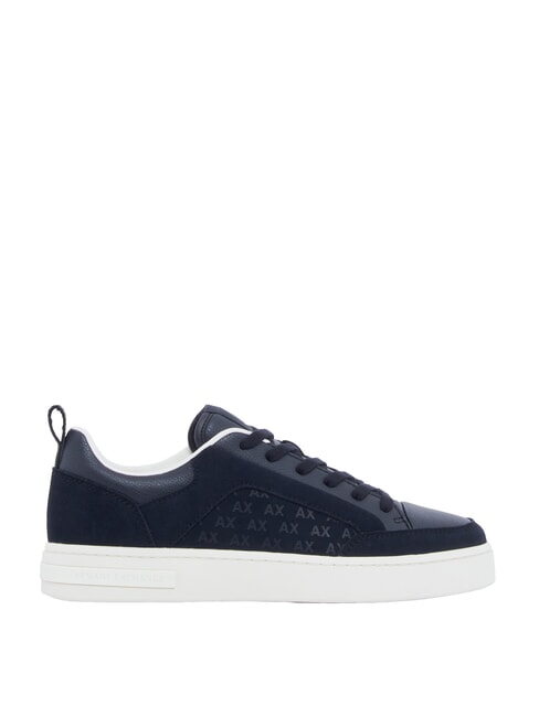 LONDON Ledersneakers Tiefblau - Herrenschuhe