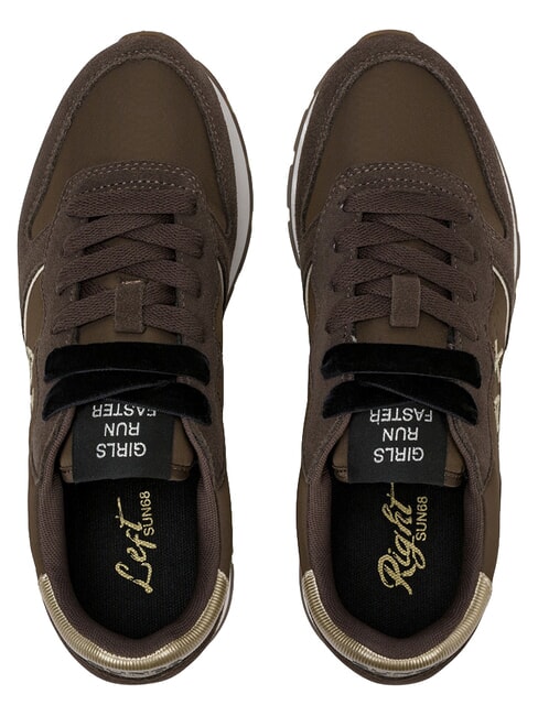 ALLY SILVER GOLD Turnschuhe Braun - Damenschuhe