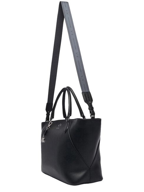ISABEL Maxi-Shopper mit Schultergurt Schwarz - Damentaschen