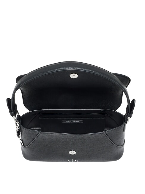ISABEL Schultertasche mit Schultergurt Schwarz - Damentaschen
