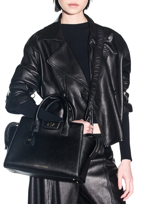 AMELIE Handtasche mit Schulterriemen Schwarz - Damentaschen