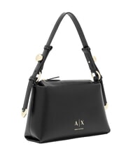 ARMANI EXCHANGE HELENE Schultertasche mit Schultergurt Schwarz - Damentaschen - 3