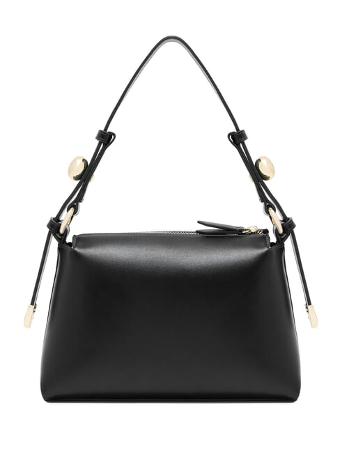 HELENE Schultertasche mit Schultergurt Schwarz - Damentaschen