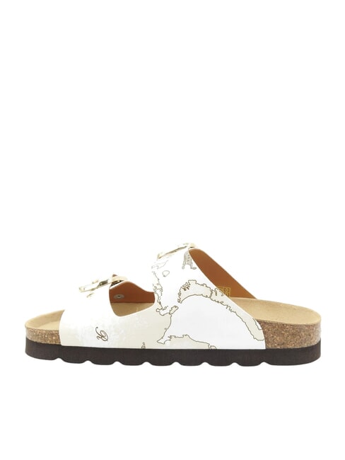 GEO Strandpantoffeln Wei&szlig; - Damenschuhe