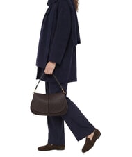 GIANNI CHIARINI HELENA ROUND Schultertasche aus Leder mit Schulterriemen ausgedr&uuml;ckt - Damentaschen - 6