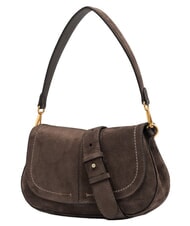GIANNI CHIARINI HELENA ROUND Schultertasche aus Leder Mokka - Damentaschen - 4