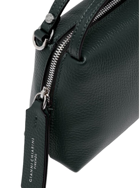 ALIFA  Mini-Handtasche mit Schultergurt Samtgr&uuml;n - Damentaschen