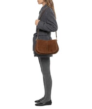 GIANNI CHIARINI HELENA ROUND Schultertasche aus Leder - Damentaschen
