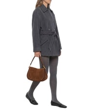 GIANNI CHIARINI HELENA ROUND Schultertasche aus Leder Cognac - Damentaschen - 7