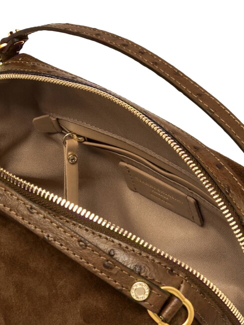 ALIFA Handtasche mit Schulterriemen aus Leder Cognac - Damentaschen