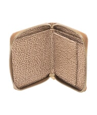 BORBONESE B-CLUB Kleine Geldb&ouml;rse mit Rei&szlig;verschluss Beige - Brieftaschen Damen - 2