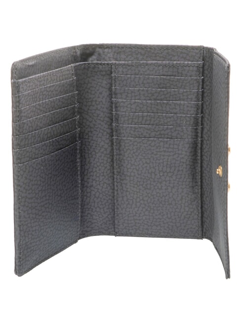 B-CLUB Mittlere Geldb&ouml;rse dunkles Schwarz - Brieftaschen Damen