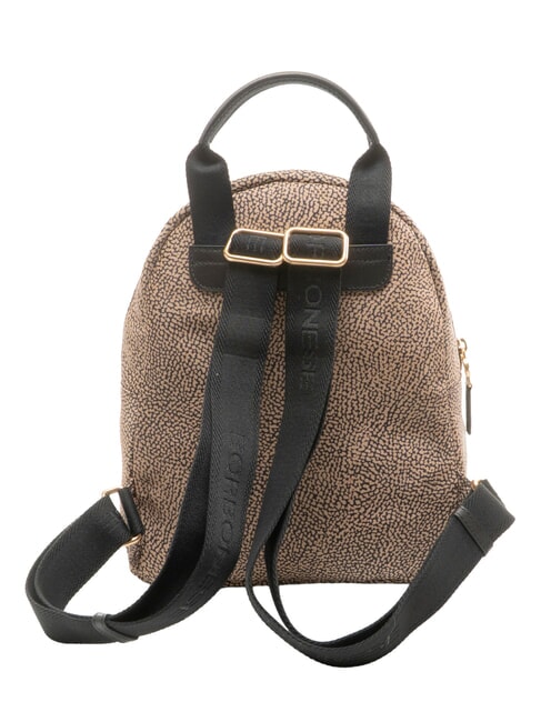 B-CLUB Rucksack mit Vordertasche OP / NATUR / SCHWARZ - Damentaschen