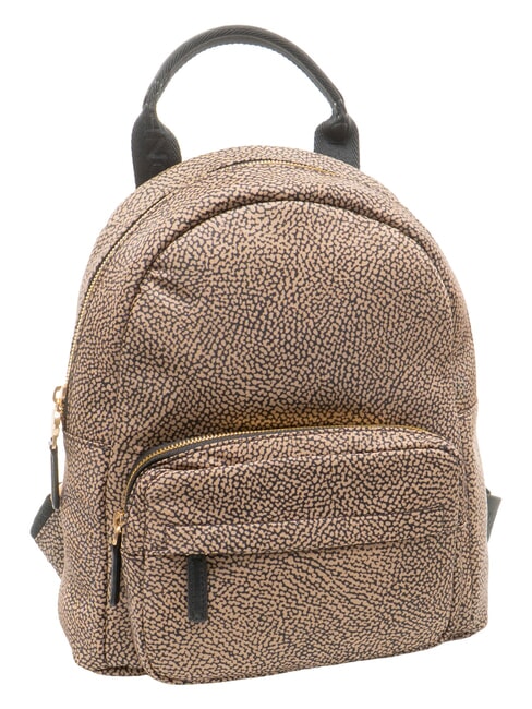 B-CLUB Rucksack mit Vordertasche OP / NATUR / SCHWARZ - Damentaschen