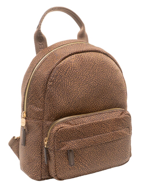 B-CLUB Rucksack mit Vordertasche Kastanie - Damentaschen