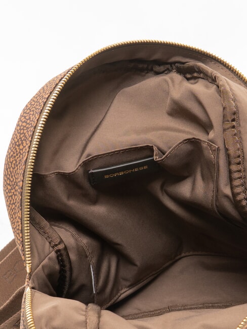B-CLUB Rucksack mit Vordertasche Kastanie - Damentaschen