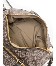 BORBONESE B-CLUB Handtasche mit Schulterriemen Teer - Damentaschen - 5