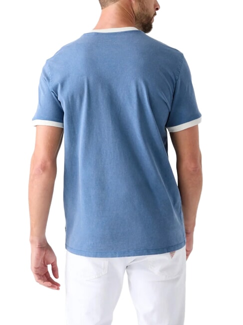 BASIC Kurzarm-T-Shirt aus reiner Baumwolle Nordische See Multi - Herren-T-Shirts