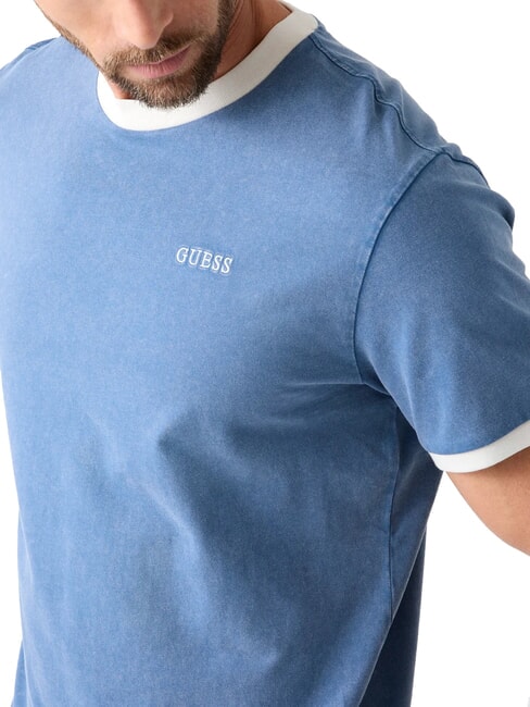 BASIC Kurzarm-T-Shirt aus reiner Baumwolle Nordische See Multi - Herren-T-Shirts