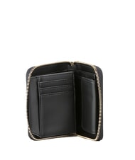 LOVE MOSCHINO BOLD LOVE Mittelgro&szlig;e Geldb&ouml;rse mit Rei&szlig;verschluss Schwarz - Brieftaschen Damen - 2