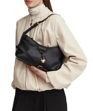 LOVE MOSCHINO CHARMY Schultertasche mit Schultergurt Schwarz - Damentaschen - 2