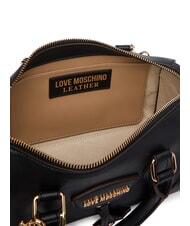 LOVE MOSCHINO CHARMY Handtasche mit Schulterriemen Schwarz - Damentaschen - 5