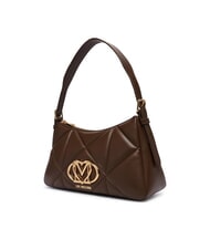 LOVE MOSCHINO EMBOSSED QUILTED Umh&auml;ngetasche braun - Damentaschen - 3