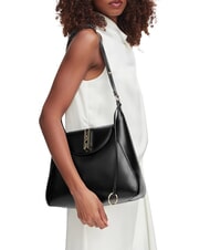 LOVE MOSCHINO PINNED LOVE Umh&auml;ngetasche Schwarz - Damentaschen - 2