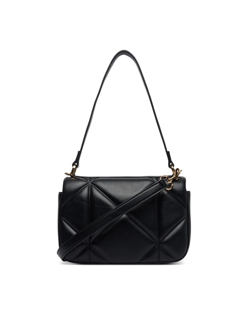 EMBOSSED QUILTED Schultertasche mit Schultergurt Schwarz - Damentaschen