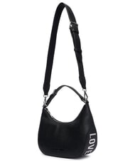LOVE MOSCHINO GIANT Schultertasche mit Schultergurt Schwarz Schwarz - Damentaschen - 3