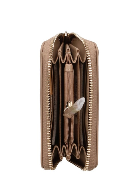 NIVIS RE Rei&szlig;verschluss-Geldb&ouml;rse Beige - Brieftaschen Damen