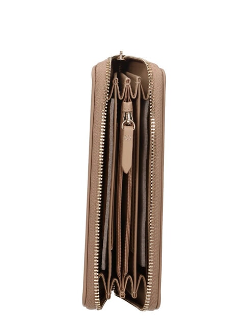 NIVIS RE Rei&szlig;verschluss-Geldb&ouml;rse Beige - Brieftaschen Damen
