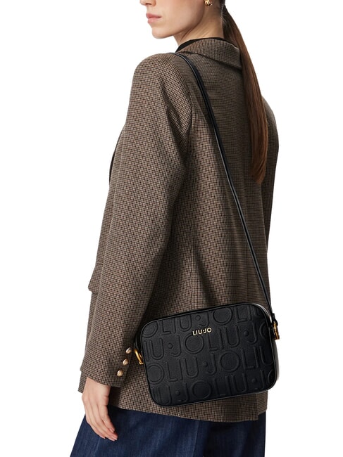 MANHATTAN Mini-Schultertasche SCHWARZ - Damentaschen