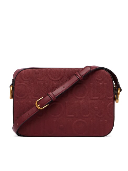 MANHATTAN Mini-Schultertasche tiefes Burgunderrot - Damentaschen