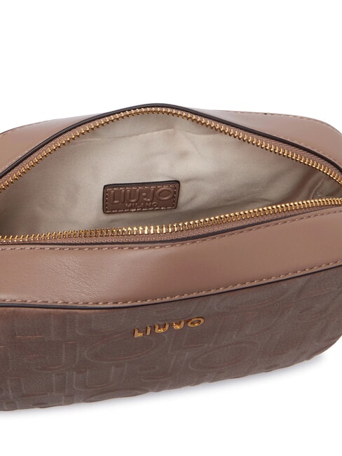 MANHATTAN Mini-Schultertasche Mokka - Damentaschen