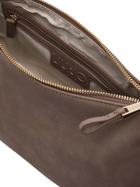KALISKA Schultertasche mit Schultergurt Mokka - Damentaschen