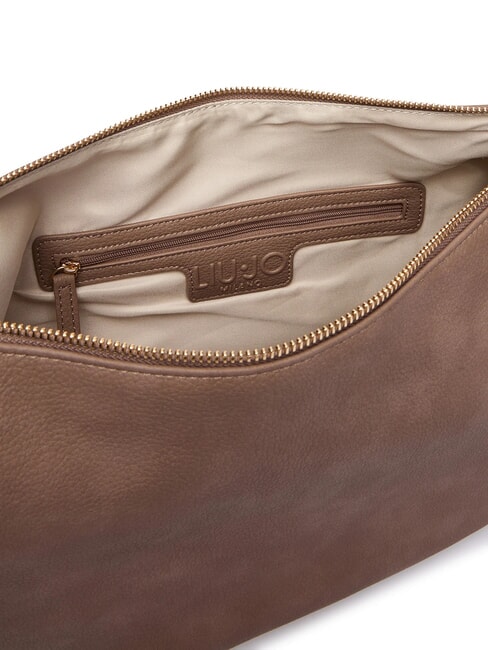 KALISKA Schultertasche mit Schultergurt Mokka - Damentaschen