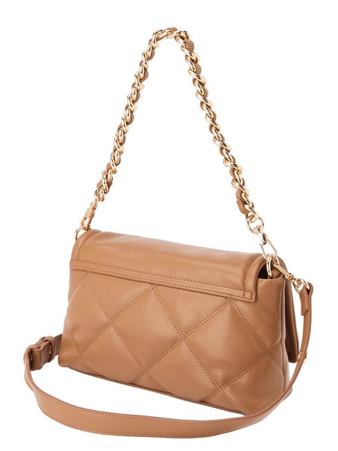 LAPUFFY Schultertasche mit Schultergurt Wildleder- - Damentaschen