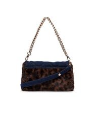 LIUJO LAPUFFY Schultertasche mit Schultergurt blauer Denim - Damentaschen - 3