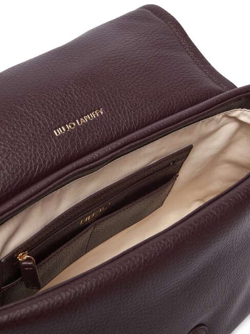 LAPUFFY Schultertasche / Umh&auml;ngetasche rote Aubergine - Damentaschen